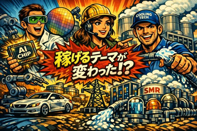 稼げるテーマが変わった!?半導体パラドックスで見える新テーマ