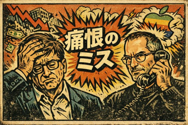 ビル・ゲイツ痛恨のミス！発端はスティーブ・ジョブズからの電話