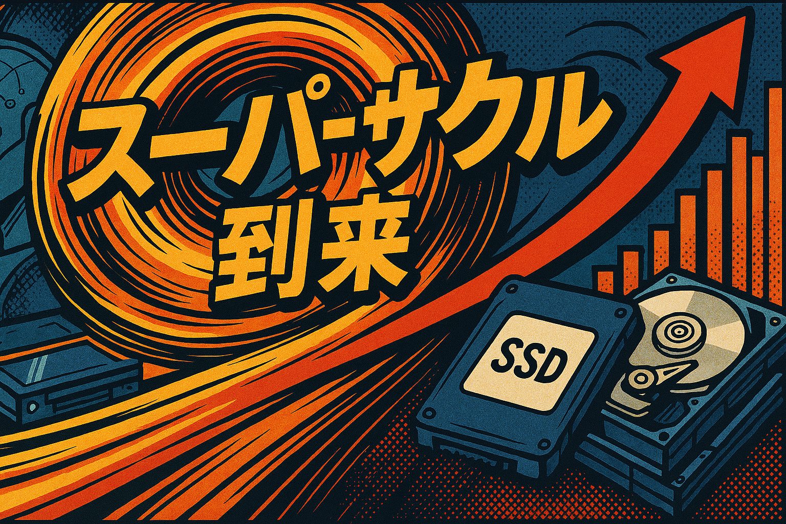 スーパーサイクル到来で狙うべき記憶装置関連の注目銘柄