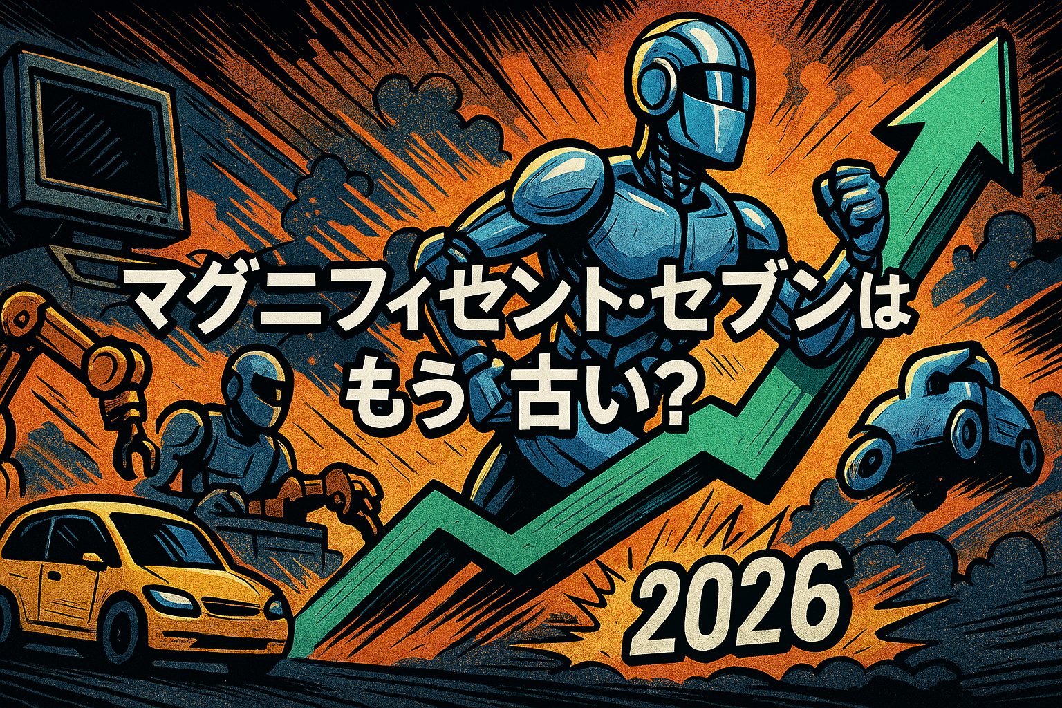 2026年米国株の主役交代！GAFAM超えを狙うフィジカルAI関連株4選