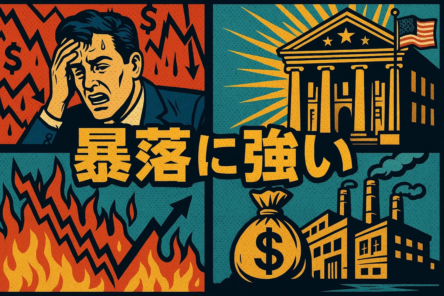 暴落に強い米国高配当ETFの魅力とは?成長株から乗り換えるべき3つの決定定的根拠