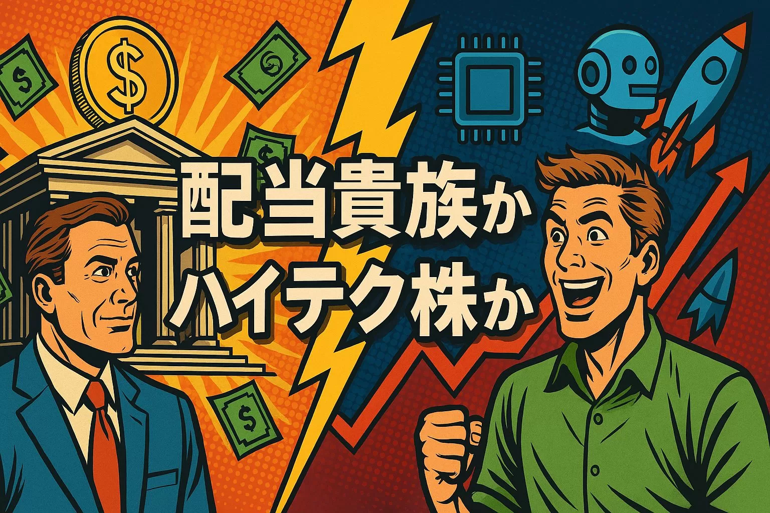 配当貴族で安定収入かハイテク株で急成長か 投資戦略の最適解