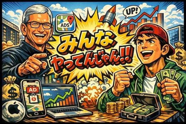 アップルがついに広告本格参入!サービス部門強化で株価は再加速するか