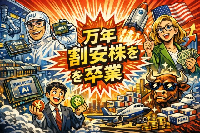 2026年米国株のダークホース：HBM4量産開始で「万年割安株」を卒業する銘柄